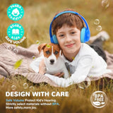 iClever Kids Bluetooth Headphones with LED Lights, BTH18 Safe Volume 74/85/94d