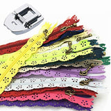 30Pcs 12 Inch Nylon Lace Zippers Closed End Zippers And 1Pcs Zipper Pr