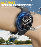 (4 Pack) Watch Screen Protector Compatible For Samsung Galaxy Watch 8 40Mm, Samsung Galaxy Watch 7/6/5/4 (40Mm)/Fe/Garmin Instinct 3 Amoled&Solar 50Mm, Tempered Glass Anti-Scratch Bubble-Free