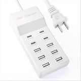 10-Port USB Charging Station Multi Charger Block with 50W 10A Total Output