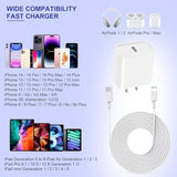 Iphone Charger Cord 6Ft,3Pack?Apple Mfi Certified? Usb C Iphone Fast Charger Phone Charging Travel Plug Charger Block Quick Apple Cord Lightning Cable For Iphone 14/13/12/11 Pro Max/Xr/X/Xs/Se2022