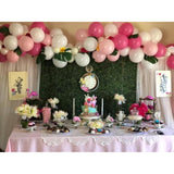 White Light Pink Rose Red Balloons,100 Pack 12 Inch Latex Balloons