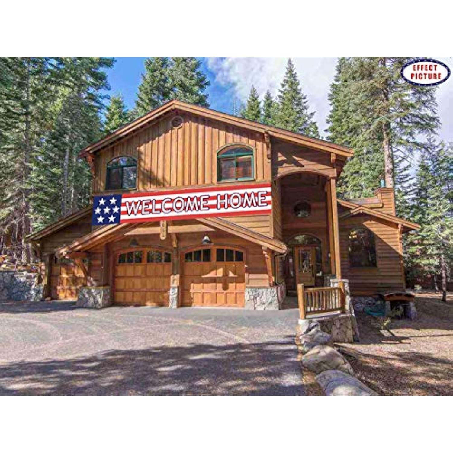 Welcome Home Banner, Military Deployment Return Party Decorations