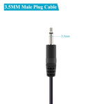 10-Pack 3.5Mm 1/8" To Speaker Wire Ts Mono Male Plug To Bare Wire Pigtail 3.5Mm Jack Connector Adapter Repair Audio Cable For Speaker, Trigger Cable