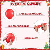 12 Inch Christmas Balloons Red Green Gold Tree Bell for Party Decorations