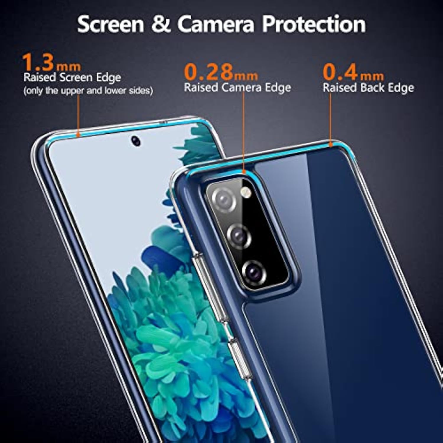 Crystal Clear Samsung Galaxy S20 FE Phone Case for Case Haters