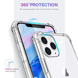 For Iphone 11 Pro Max Case Clear,With 4 Corners Shockproof Protection,Iphone 11 Pro Max Clear Case For Women Men Girls Boys Kids,Case For Iphone 11 Pro Max Phone Clear