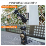 Osmo Pocket 3 Magnetic Mount Clip Pocket 3 Magnetic Stand Expansion Adapter Frame For Dji Osmo Pocket 3 Accessories On Desktop/Car/Gym/Motorcycle 180° Adjustable