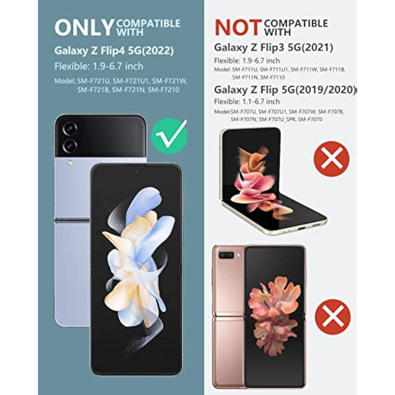 Protective Drop Proof Rugged Cover for Galaxy Z Flip 4