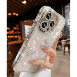 Compatible With Iphone 16 Pro Max Case, Bling Butterfly Design With Camera Lens Protector, Luxury Bling Cute Girly Glitter Protective Case For Women Girls