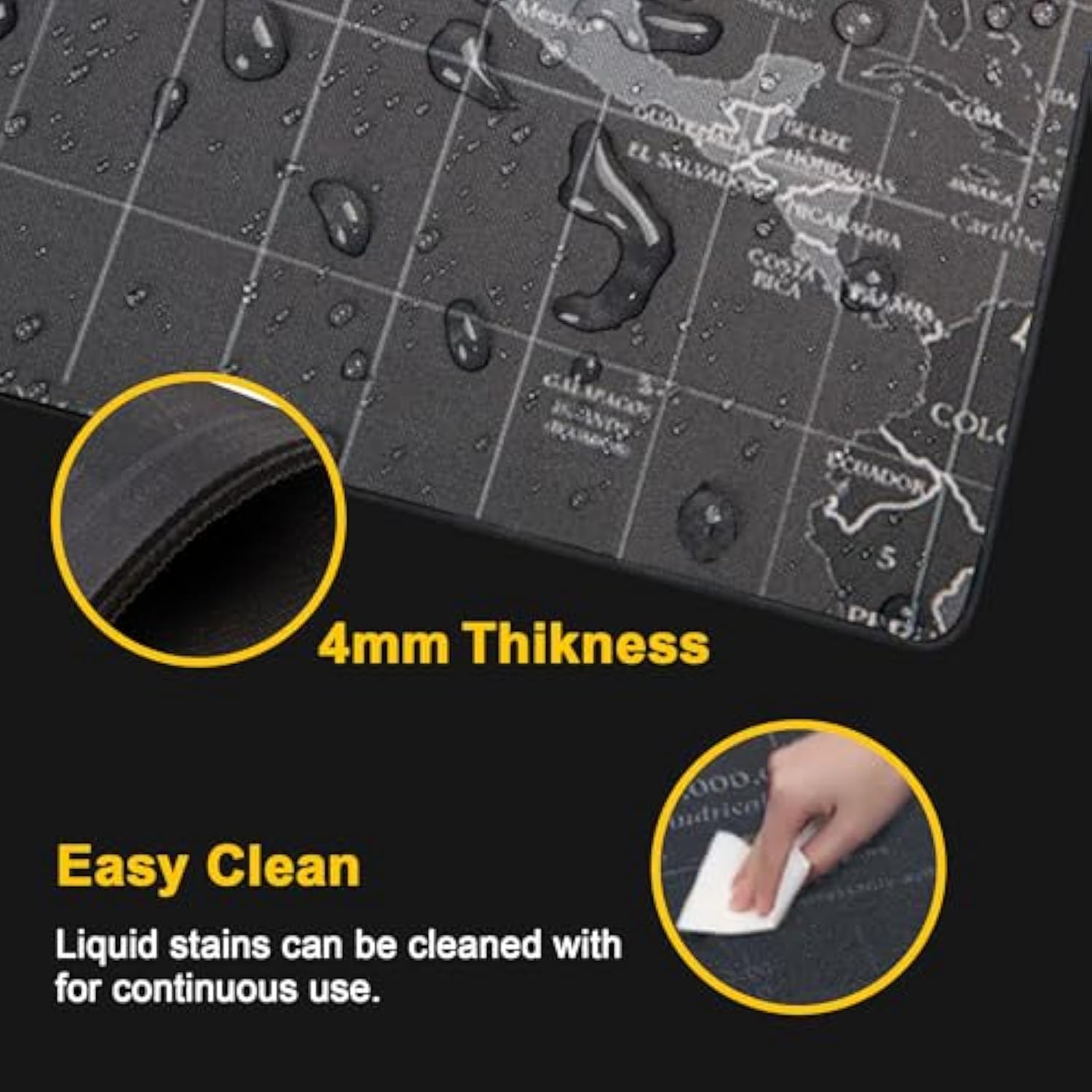 Xxl Gaming Mouse Pad – Full Desk Mousepad, Premium Rubber Non-Slip Keyboard Mat With Stitched Edges & Smooth Surface – Desk Pad For Gamers, Students & Office Workers (31.5" X 15.7" In)