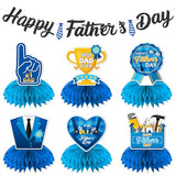 3D Honeycomb Centerpiece Banner Set Fathers Day