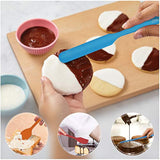 Heat Resistant 600? Food Grade Silicone Rubber Spatula Set For Baking, Cooking, And Mixing Non Stick Dishwasher Safe Bpa-Free Multicolor Set Of 5