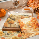 Fall Napkins,Fall Birthday Party Decorations 40Pcs Fall Maple-Leaf Forest Paper Napkins Decorations For Autumn Party Supplies Thanksgiving Harvest Decorations