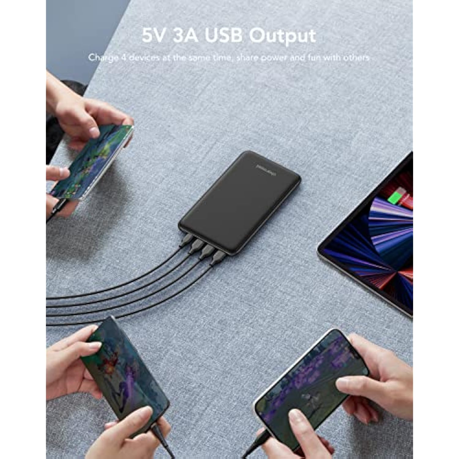 26800Mah Slim Portable Charger Power Bank, 15W Fast Charging Battery Pack, Travel Essentials Compatible With Iphone 16/16 Pro/16 Pro Max, Iphone15/14/13/12 Series, Ipad, Samsung Etc