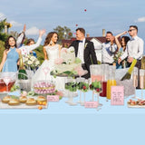 4 Pack Light Blue Tablecloths – Disposable Rectangular Covers for Baby Showers, Weddings