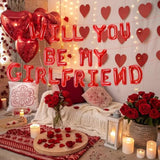 52pcs Red A-Z Letter Balloons 2 Sets 16 Inch Mylar Foil Party Decorations