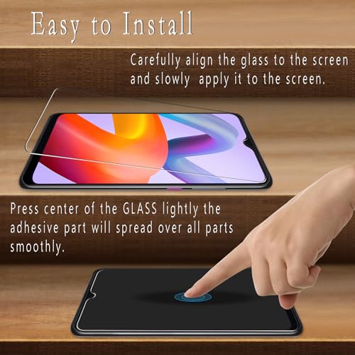 2 Pack Designed for T-Mobile Revvl 6 Pro 5G / Revvl 6X Pro 5G Tempered Glass Screen Protector, Anti Scratch, Bubble Free