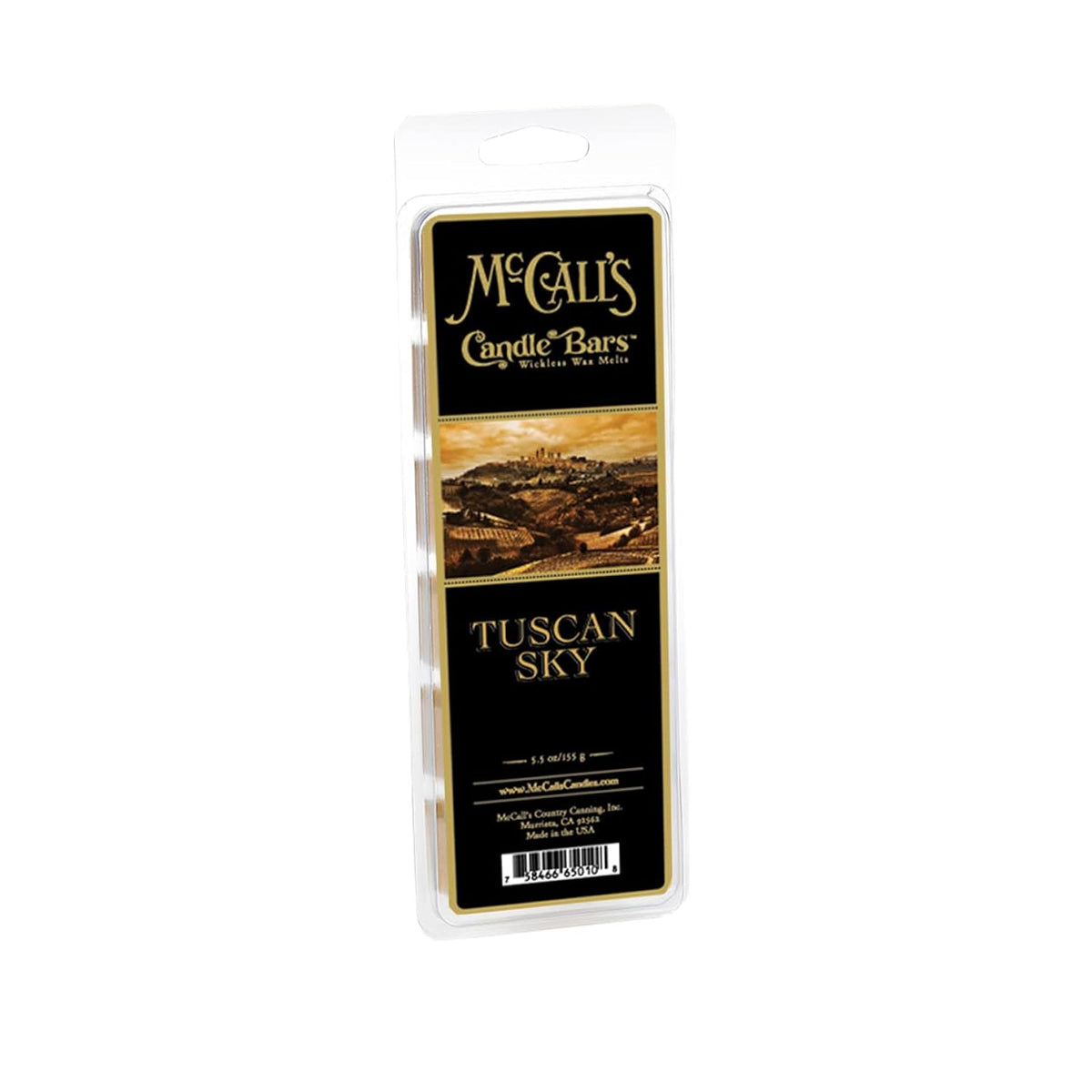5.5 oz Pack Candle Bars - TUSCAN SKY by McCall's Country Canning