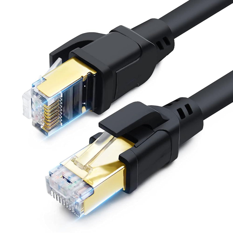 Ethernet Cable Cat8 6Ft (2 Pack), High Speed 40Gbps 2000Mhz 26Awg Network Inte