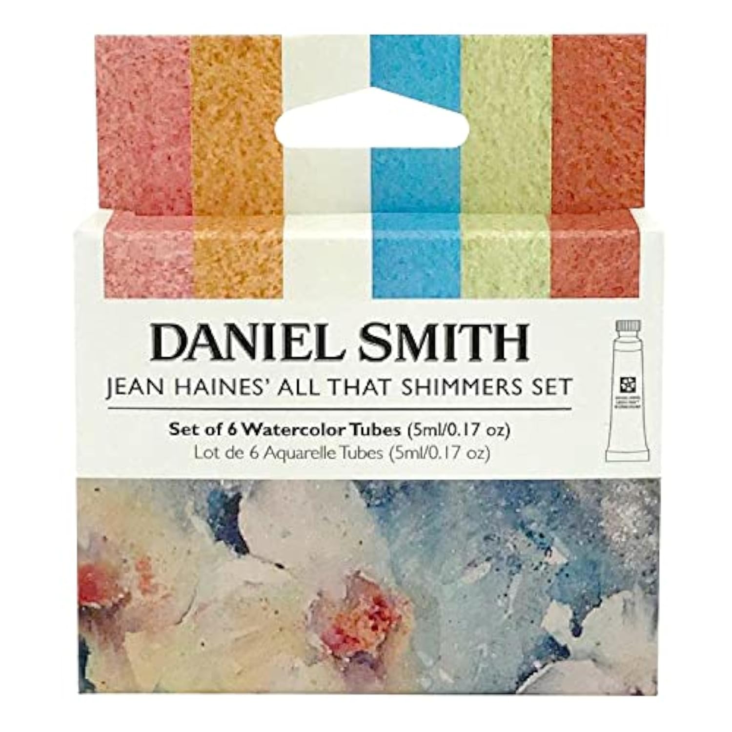 DANIEL SMITH Watercolor, 5ml tubes, Jean Haines All That Shimmers Set 6 Watercolor Tubes (total 6 pieces) 285610375, 0.17 Fl Oz (Pack of 6)