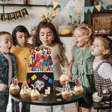 42Pc Coco Birthday Party Supplies Banner, Cupcake Toppers, Backdrop & Balloons