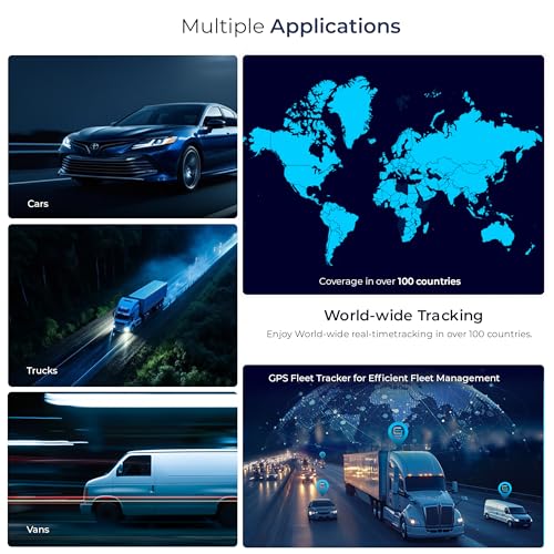 Tracker Heavy-Duty Magnetic Car & Truck Tracker, Up To 180-Day Battery, Real-Time Anti-Theft Gps Device With Strong Magnet, Ip65 Splashproof & Rugged