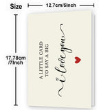 I Love You Card | Valentine Day Card Gifts | Happy Birthday Or Anniversary Card & Gifts For Men, Women, Wife, Husband, Him, Her, Boyfriend, Girlfriend, Couple, Anyone | Wedding | Valentine Day Gifts