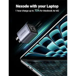 UGREEN 45W USB C Charger, Nexode 2 Port GaN Foldable PPS Wall Charger Block Support Samsung Super Fast Charging 2.0 for Galaxy S25/S24/Note 20, iPhone 16/15/14, iPad, MacBook, Steam Deck (Black)