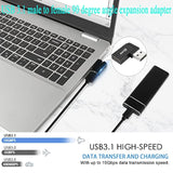90°Angle Usb 3.1 Adapter 10Gbps Usb 3.1 Male To Female Right Angle Connector U