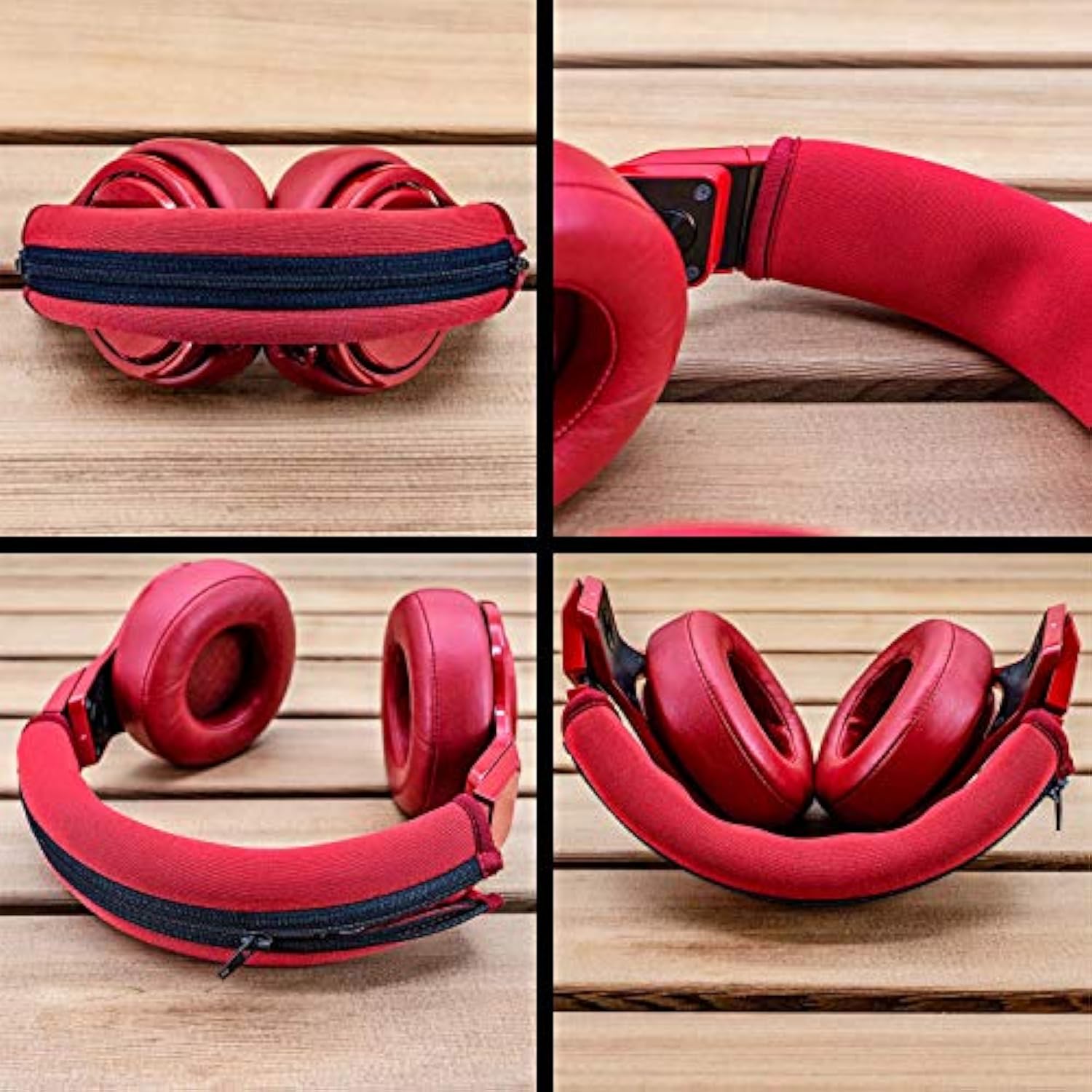 Headphone Headband Cover Compatible With Pro Model Headphone (Red)