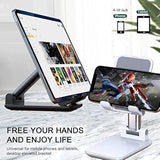 2 Pcs Cell Phone Stand, Adjustable Angle Height Phone Stand For Desk, Fully Foldable/Portable Phone Holder, Compatible For 16/15/14/13/12/Smartphones
