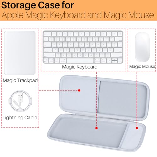 Storage Case Compatible With Apple Magic Keyboard + Magic Mouse Combo