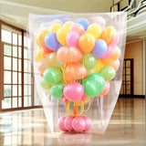 2 Pack Balloon Bags 98 X 59 Inch Big Plastic Balloon Storage Bag Large Balloon Bags For Transport Carrying Packaging Storage Car Seat Luggage Suitcase Stroller Chair