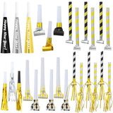 21pcs New Year Eve Party Noise Makers Horns Whistles Fringed Favors