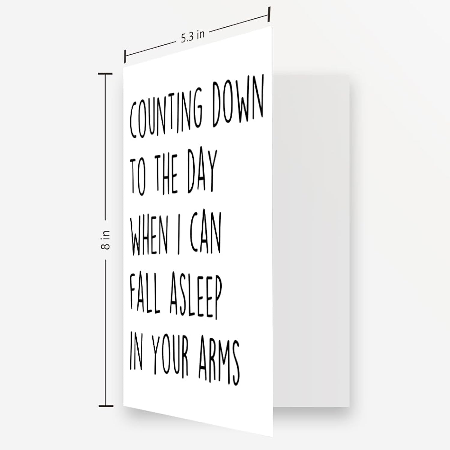 Happy Love Card For Fiance Fiancee, Sweet Long Distance Relationship Gifts For Him Her, Funny Anniversary Card For Boyfriend Girlfriend, Unique Miss You Gift Idea For Husband Wife
