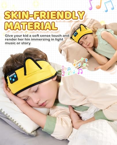 Kids Headphones, Bluetooth Headband For Kids With Wired Playback 3.5 Mm Jack For School, Travel