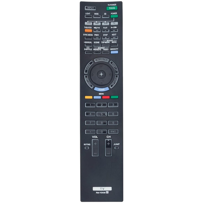 Rm-Yd036 Replacement Remote Control Fit For Sony Tv Xbr-60Lx900 Xbr-52Lx900 Xb