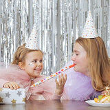 20 Pack Foil Curtain Backdrop Silver Metallic Tinsel Foil Fringe Curtains Photo Booth Props For Birthday Wedding Engagement Baby Shower Bachelorette Christmas Holiday Celebration Party Decorations