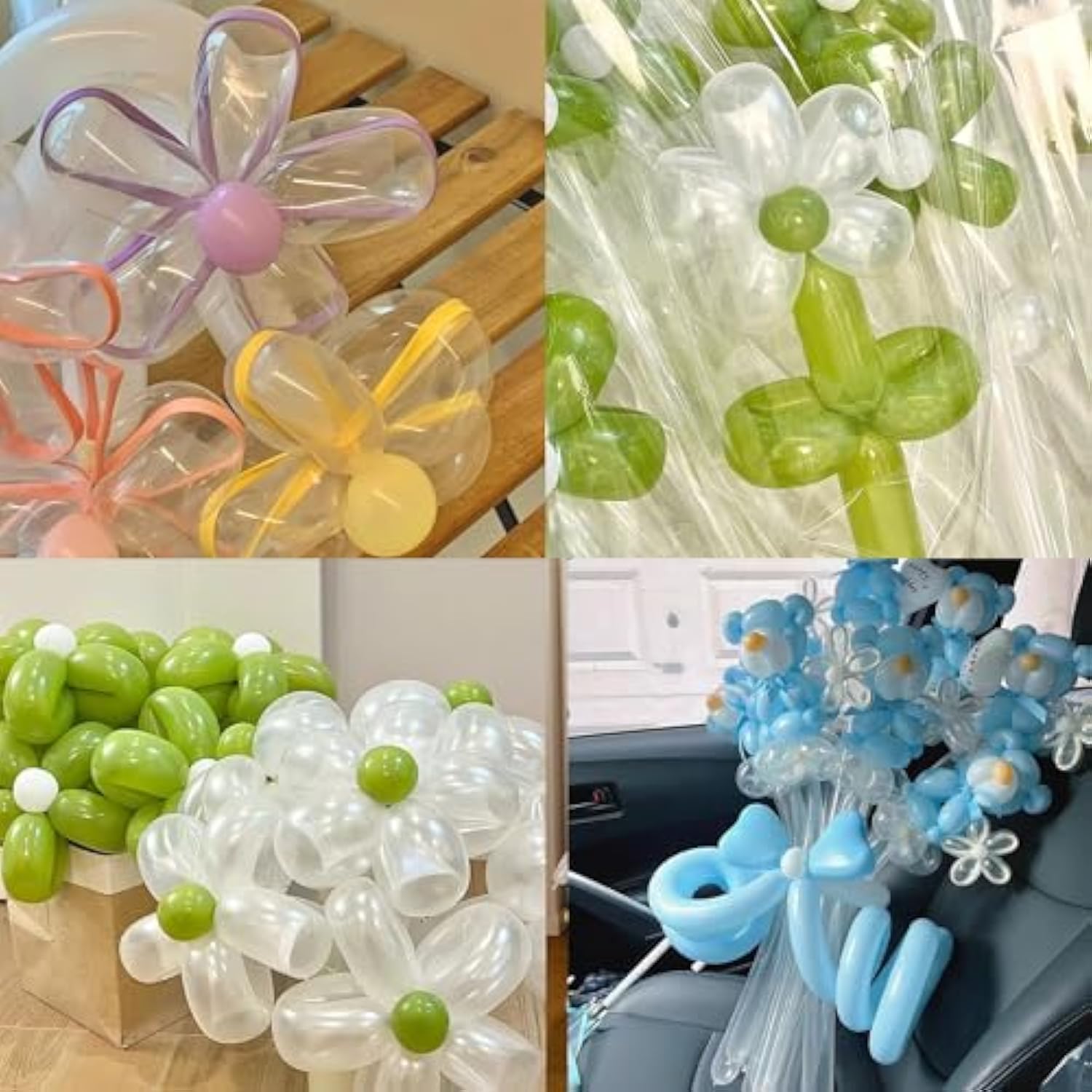 100pcs Clear 260 Long Balloons for Balloon Garland Animal Twisting & Party Decor