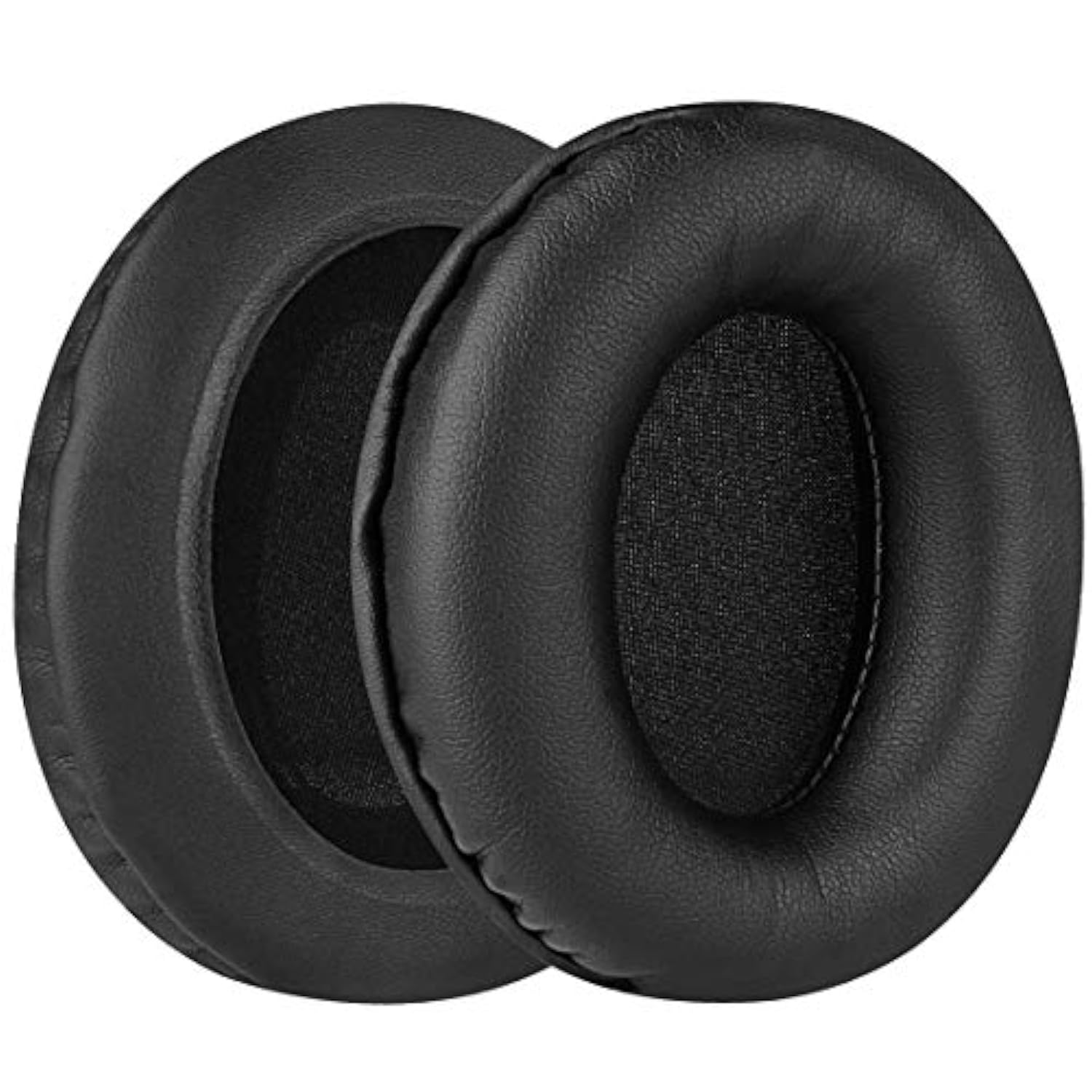 Geekria QuickFit Replacement Ear Pads for Sennheiser HD465, HD485 Headphones Ear Cushions, Repair Part (Black)
