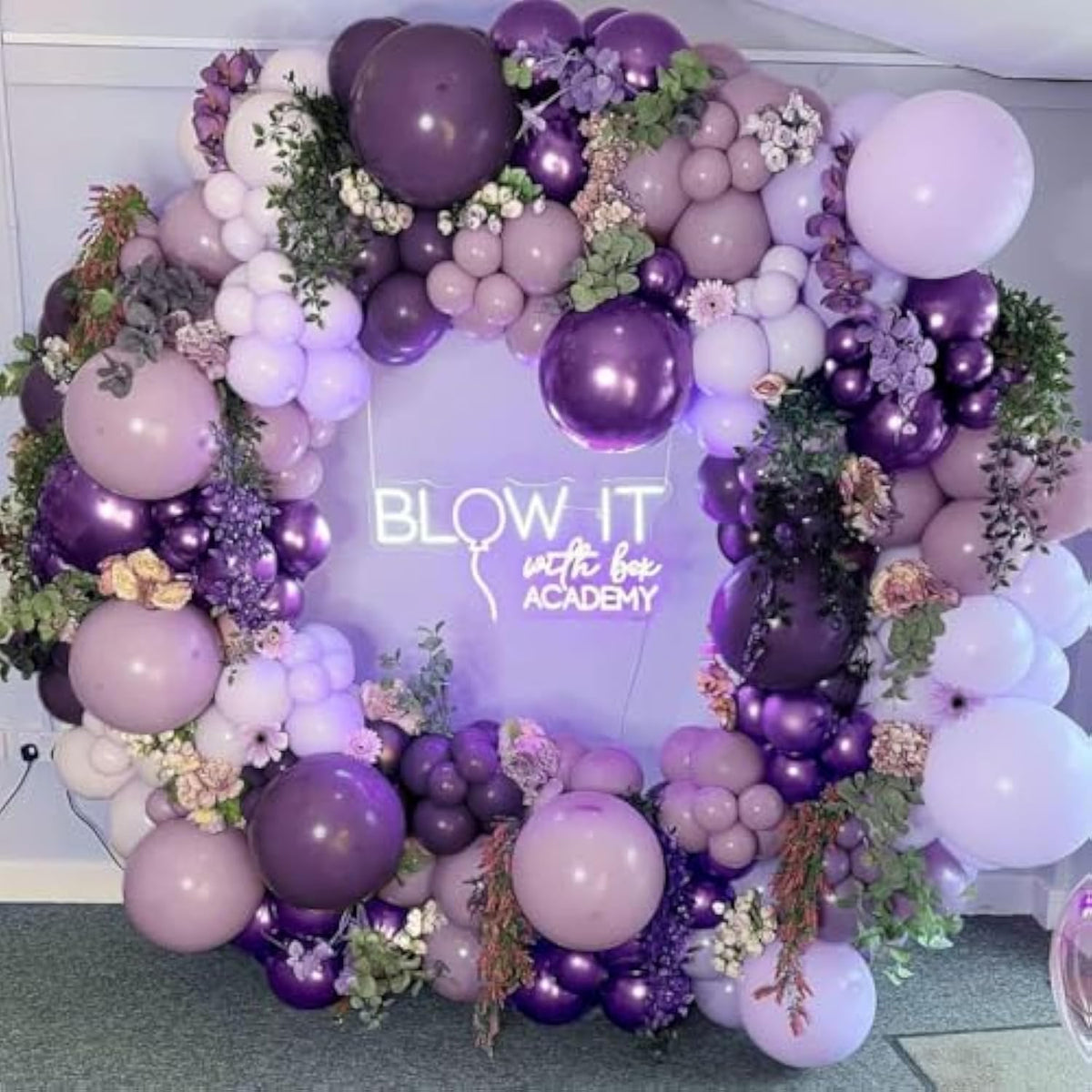 Lavender & Lilac Balloon Arch Kit for Parties  Birthdays, Showers, Prom and More