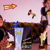 Movie Night Supplies Photo Booth Props Hollywood Photobooth Props For Movie Theater Themed Red Carpet Birthday Party Favors Supplies