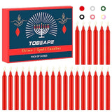 Red Candles Set Of 24, 4" Red Spell & Chime Candles, Unscented Mini Taper Candle For Witchcraft, Wiccan Altar, Magic Tools, Rituals, Prayer, Meditation And Christmas Party Decoration