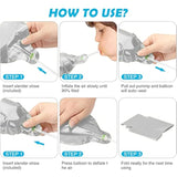 Number Balloons 16 Inch Mylar Foil Number 0-9 Balloons Set For Party Decoration Custom Digital Balloons 10 Pieces Party Supplies (Silver)