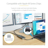 StarTech.com USB 3.0 or USB-C to Dual HDMI Adapter for Windows & macOS, 2x HDM