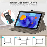 Fintie Universal Case For 911 Inch Tablet [Hands Free] Multiangle Viewing Stand Cover With Pocket For Urao C107, Ecopad, Coopers Cp10, Zzb Zb10, Teclast And More 9" 10" 11" Tablet, Black