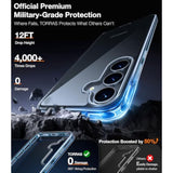 Guardian Shockproof Samsung Galaxy S25 Case, 12FT Drop Protection, Slim & Matte