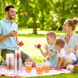 100 Pack Strawberry Plastic Cups 16 Oz Red Strawberry Disposable Clear Fruit Cups For Birthday Baby Shower Summer Party Supplies Favors