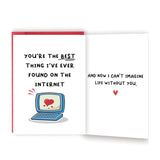 Funny Birthday Cards For Men Women | Sweet Anniversary & Valentines Day Decorations Gifts For Him Her
